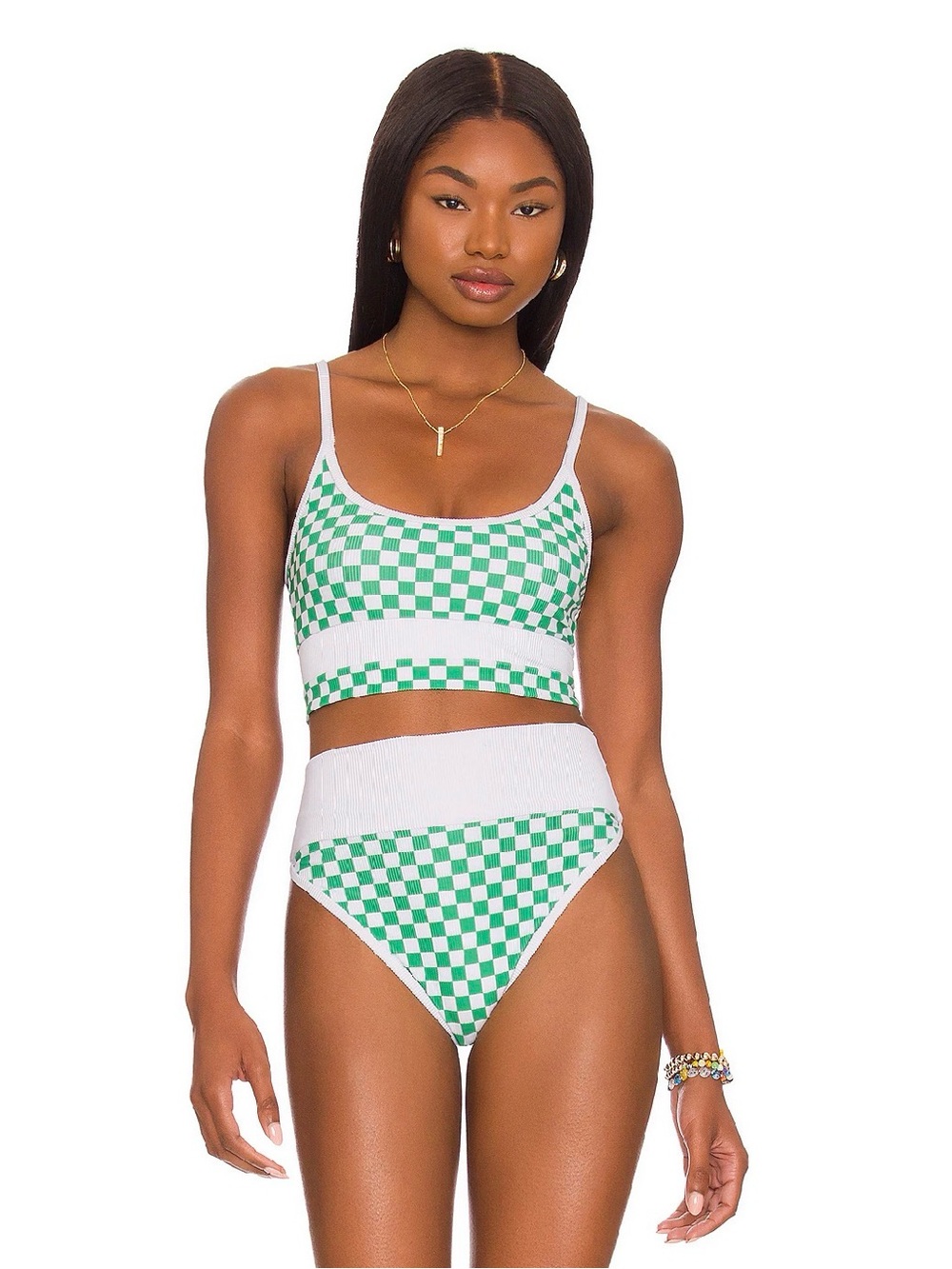 Beach Riot Eva Bikini Top & Emmy Bikini Bottom Size Medium